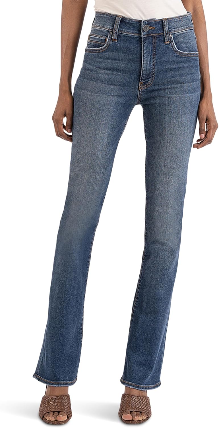 KUT from the Kloth Natalie High Rise Bootcut Jeans for Curves