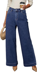 Dokotoo Women's High Waisted Wide Leg Jeans - Comfortable (Style 7PDP)