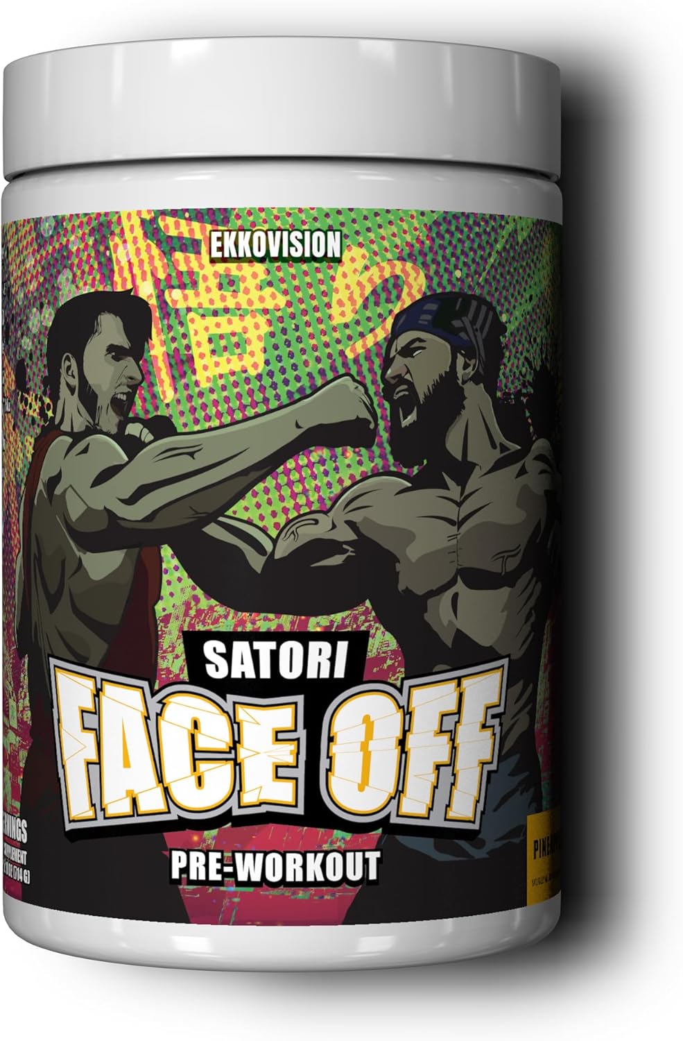 Ekkovision Pre Workout Satori Face Off Pineapple Flavor Boost