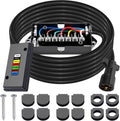 CheeMuii 15 FT Trailer Wiring Harness Kit for Heavy Duty Use