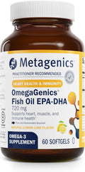 OmegaGenics Fish Oil EPA-DHA 720 mg - High Potency Heart Support