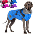 Doglay Dog Coat with Harness - Reflective Waterproof Warm Winter