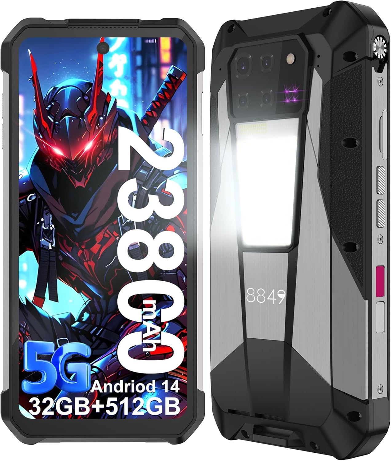 8849 Tank 3 Pro Rugged Smartphone with Projector and 23800mAh Battery