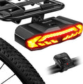 Smart Bike Tail Light for Cargo Rack - Turn Signals & Alarm