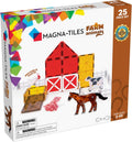 Magna-Tiles Farm Animals 25-Piece Set - Magnetic Construction Fun