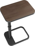 Kitstorack TV Tray Table - Adjustable C Shaped Sofa Snack Table