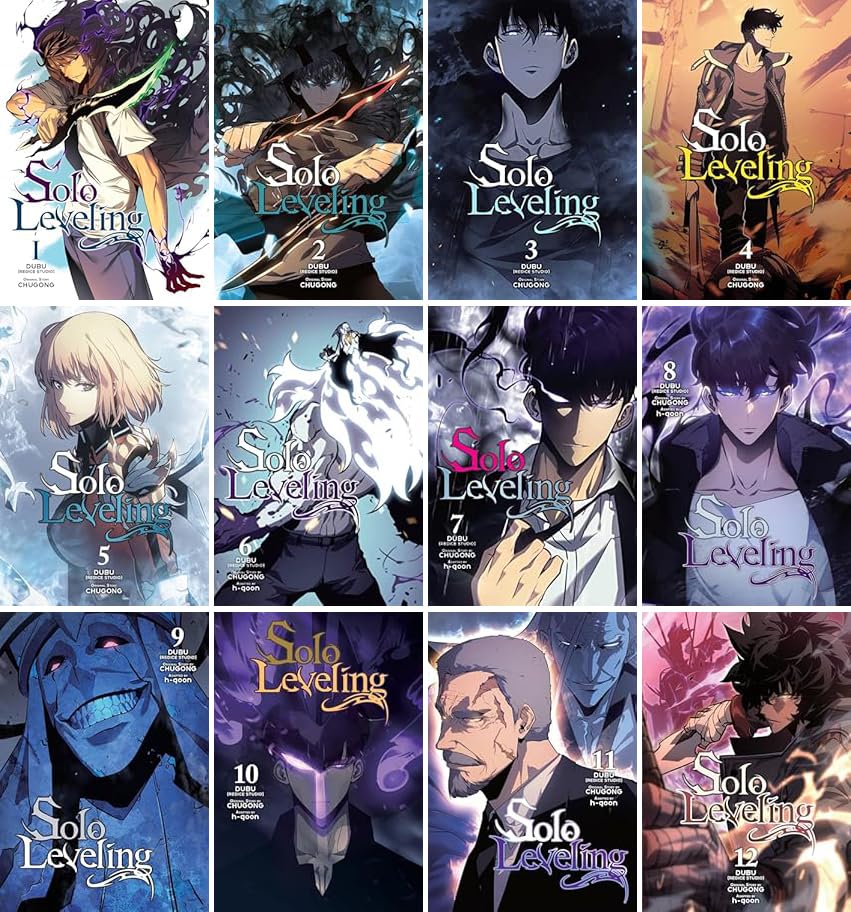 Solo Leveling Manga Series Collection Vol 1-12 Set Review