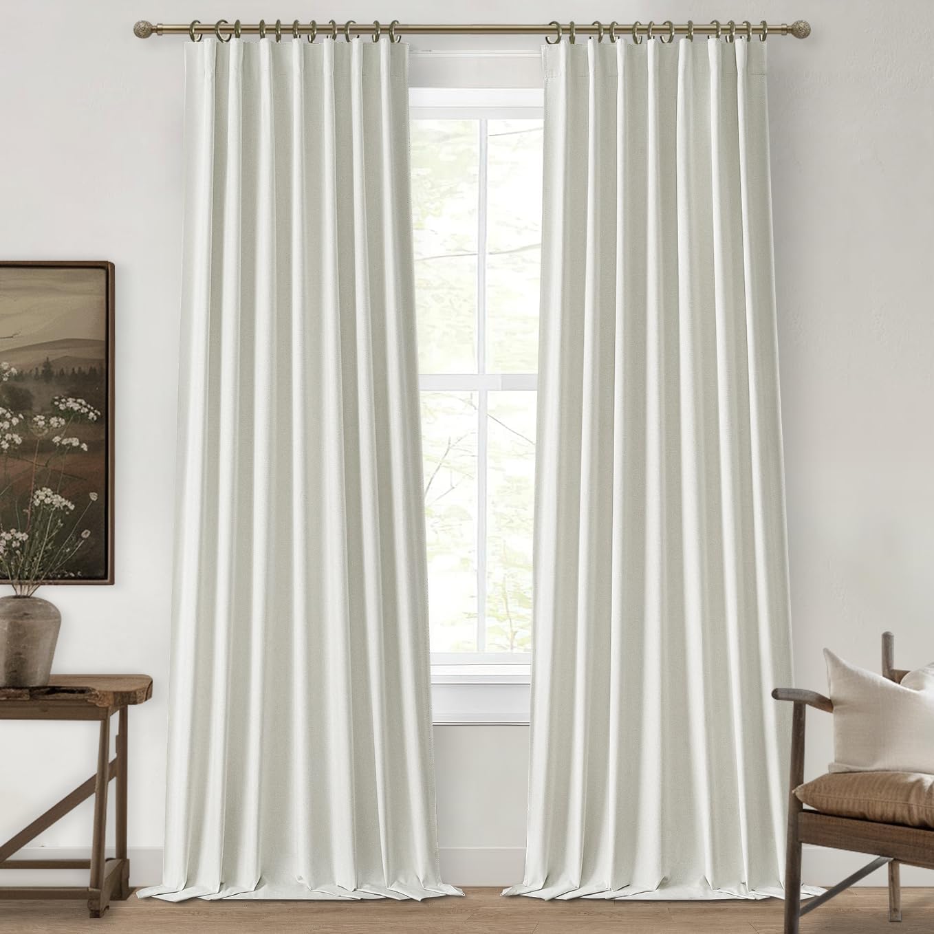 102 Inch Long Blackout Curtains for Bedroom and Nursery Decor