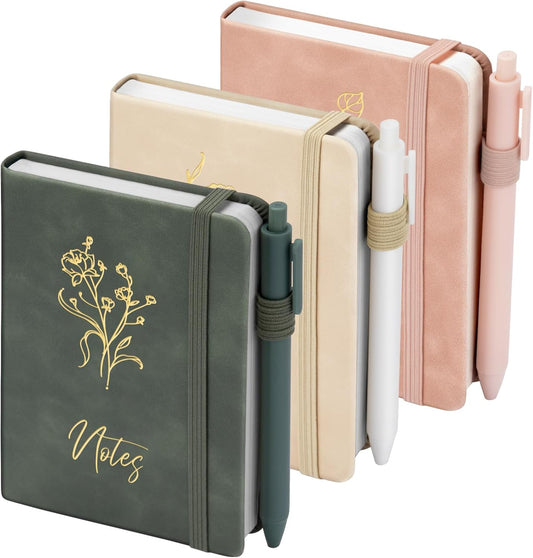 3-Pack A6 Mini Journals 100 GSM Thick Paper - ALKALO
