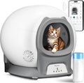 Self Cleaning Litter Box with Auto Safety Sensors - Quiet, App