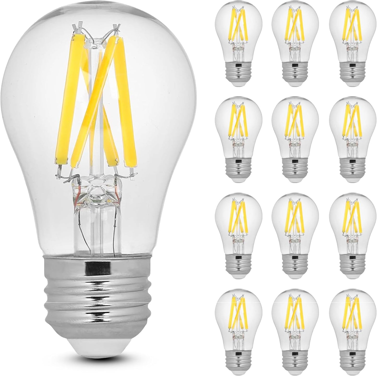 Feit Electric A15 LED Filament Bulb - Vintage Style Lighting