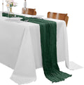 15 Pack Emerald Green Cheesecloth Table Runner 9FT - Rustic Sheer