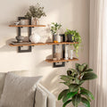 HOOBRO Floating Shelves Set of 2 for Stylish Home Storage