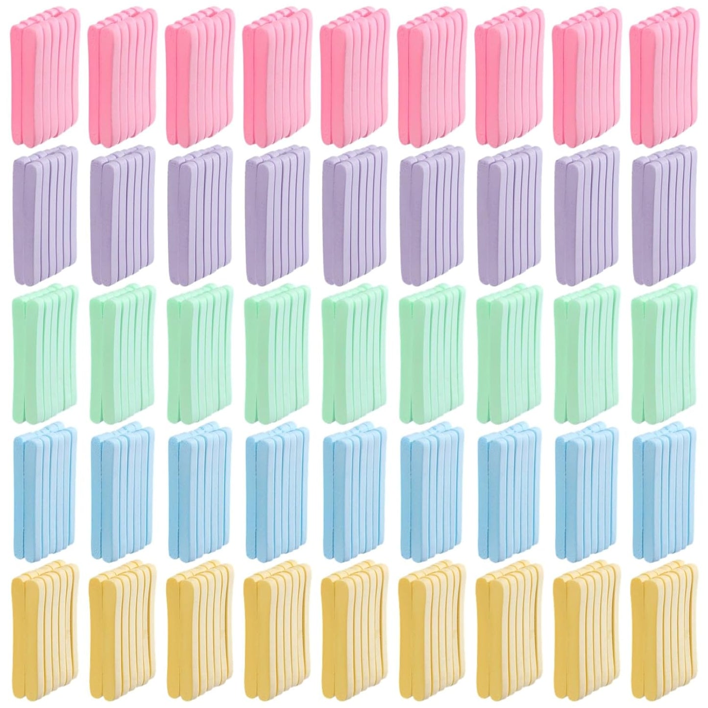 600 Makeup Sponges, 5 Colors, YHomU