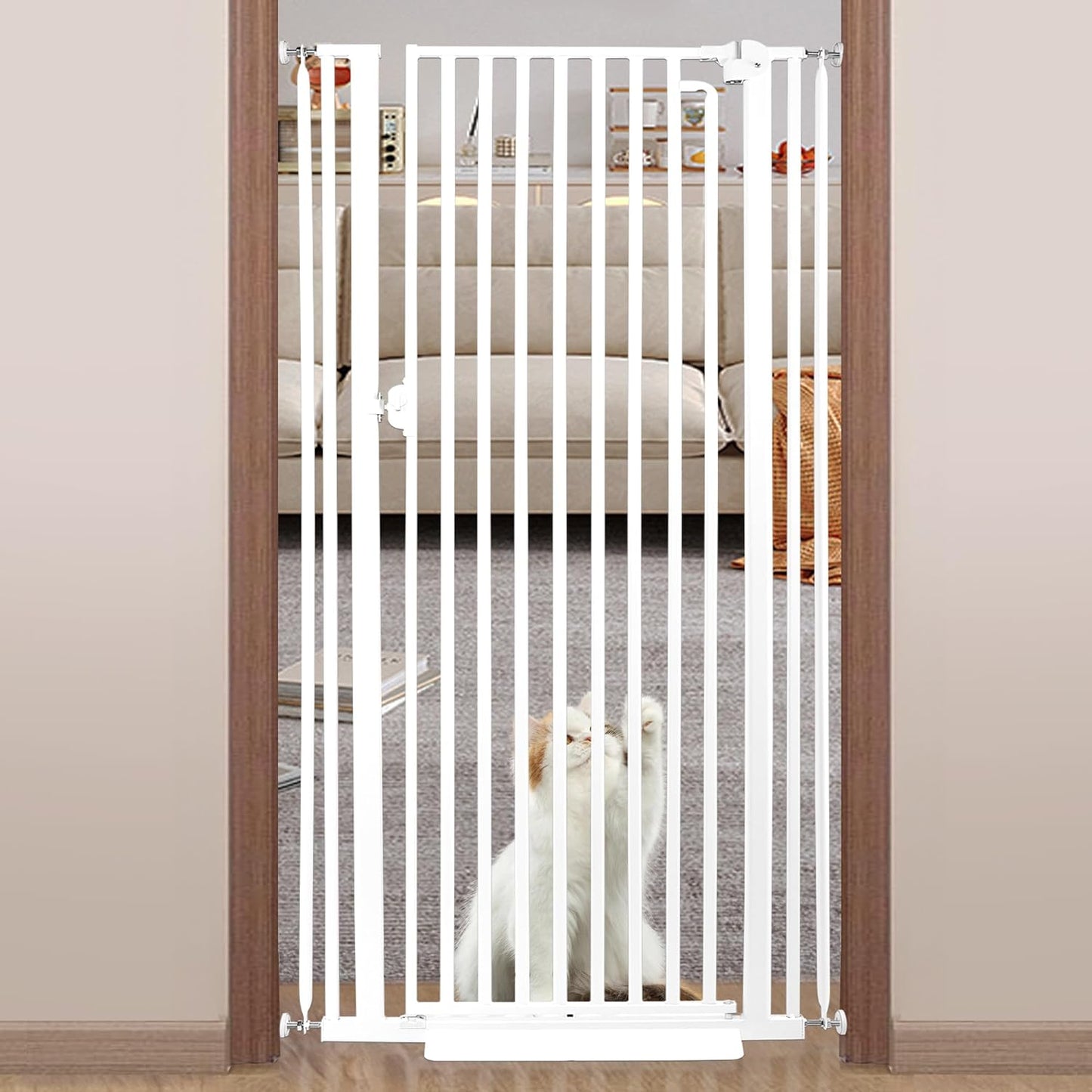 71 Extra Tall Cat Gate for Doorway: Perfect for Pet Safety