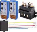 12V 500A Winch Solenoid Contactor Relay Kit - Wireless Twin Remote