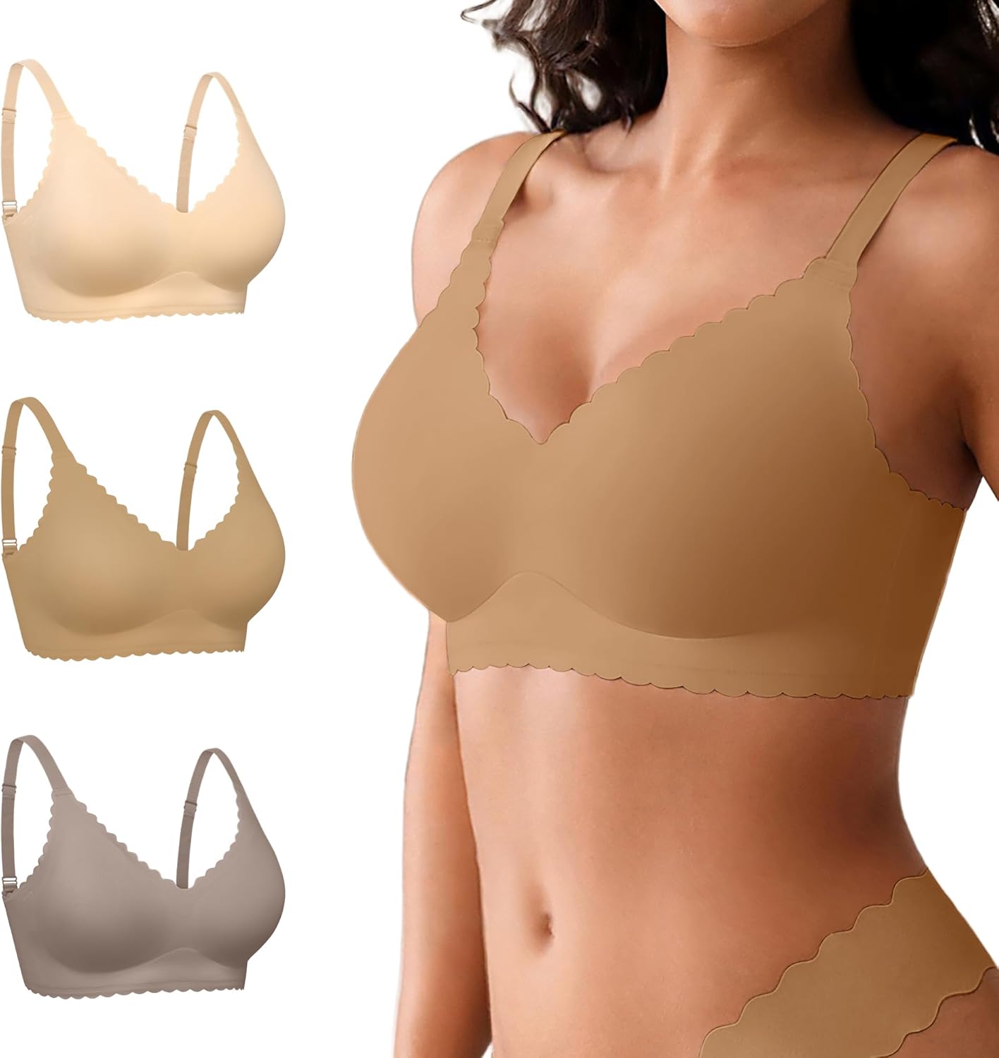 Wireless Seamless Bras for Women - Comfort and Support