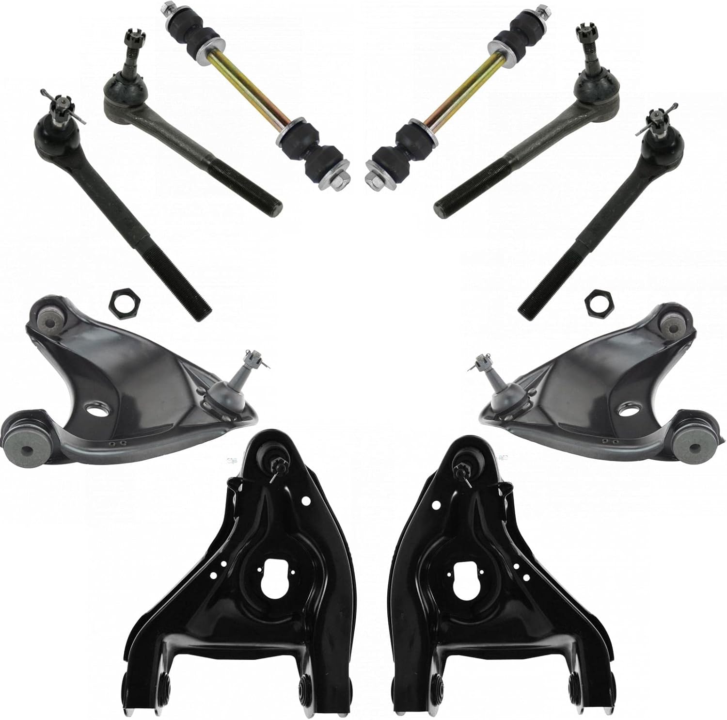 TRQ Front Steering & Suspension Kit for Chevrolet Express 1500