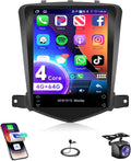 4Core 4G+64G Android 13 Car Stereo Radio for Chevy Cruze J300 - Modern
