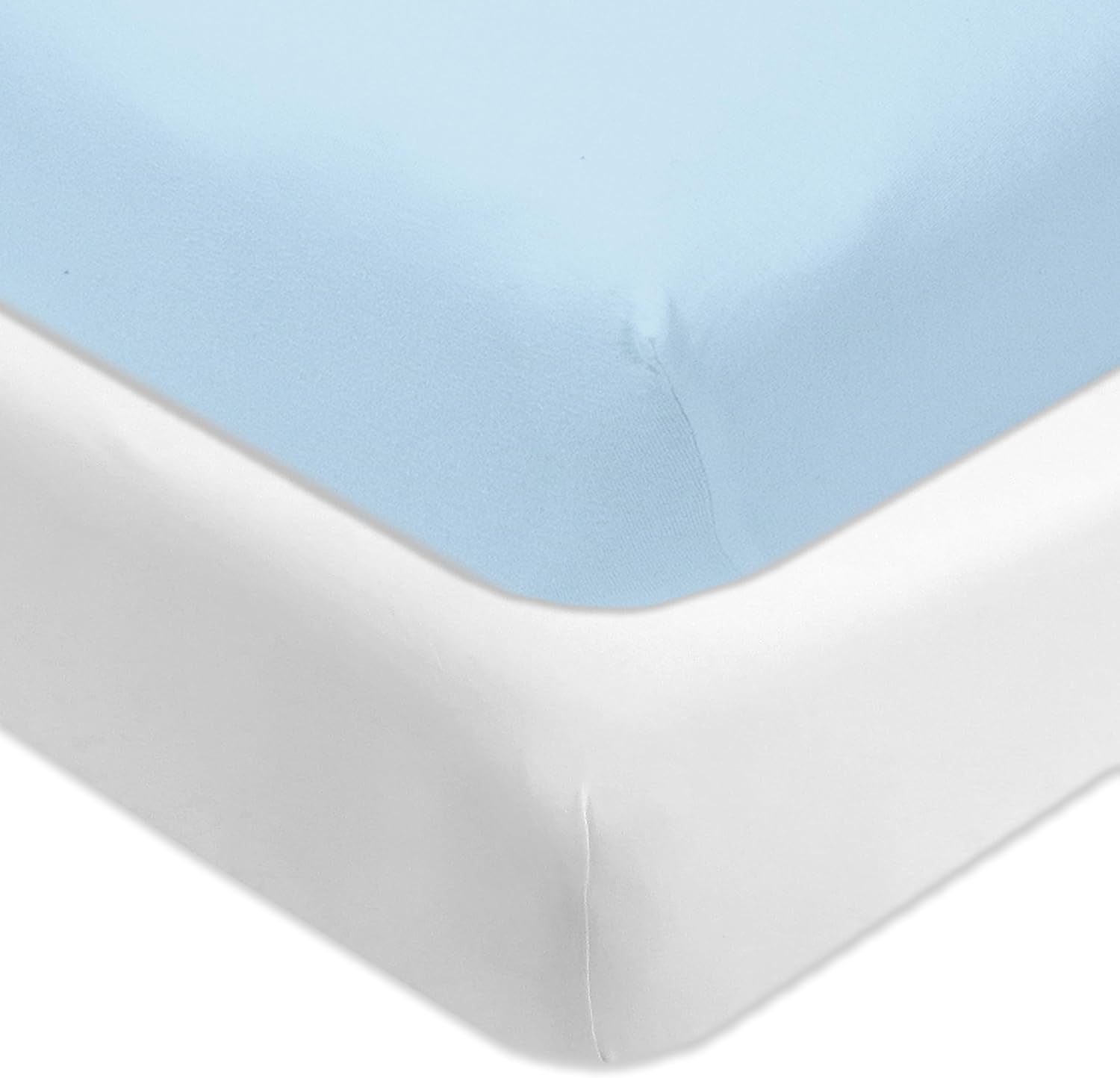 HonestBaby Classics Fitted Crib Sheets Set for Standard Mattresses