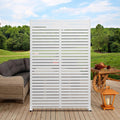 Metal Privacy Screen Outdoor 72in H47in W for Stylish Privacy