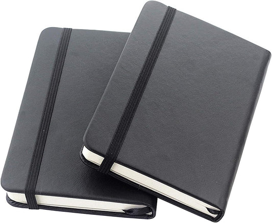 ZZTX 2-Pack Small Pocket Notebooks - Compact Size, Lined Pages