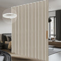 100% Blackout Room Divider Curtains Cream White W180 x L84 - 1 Pack