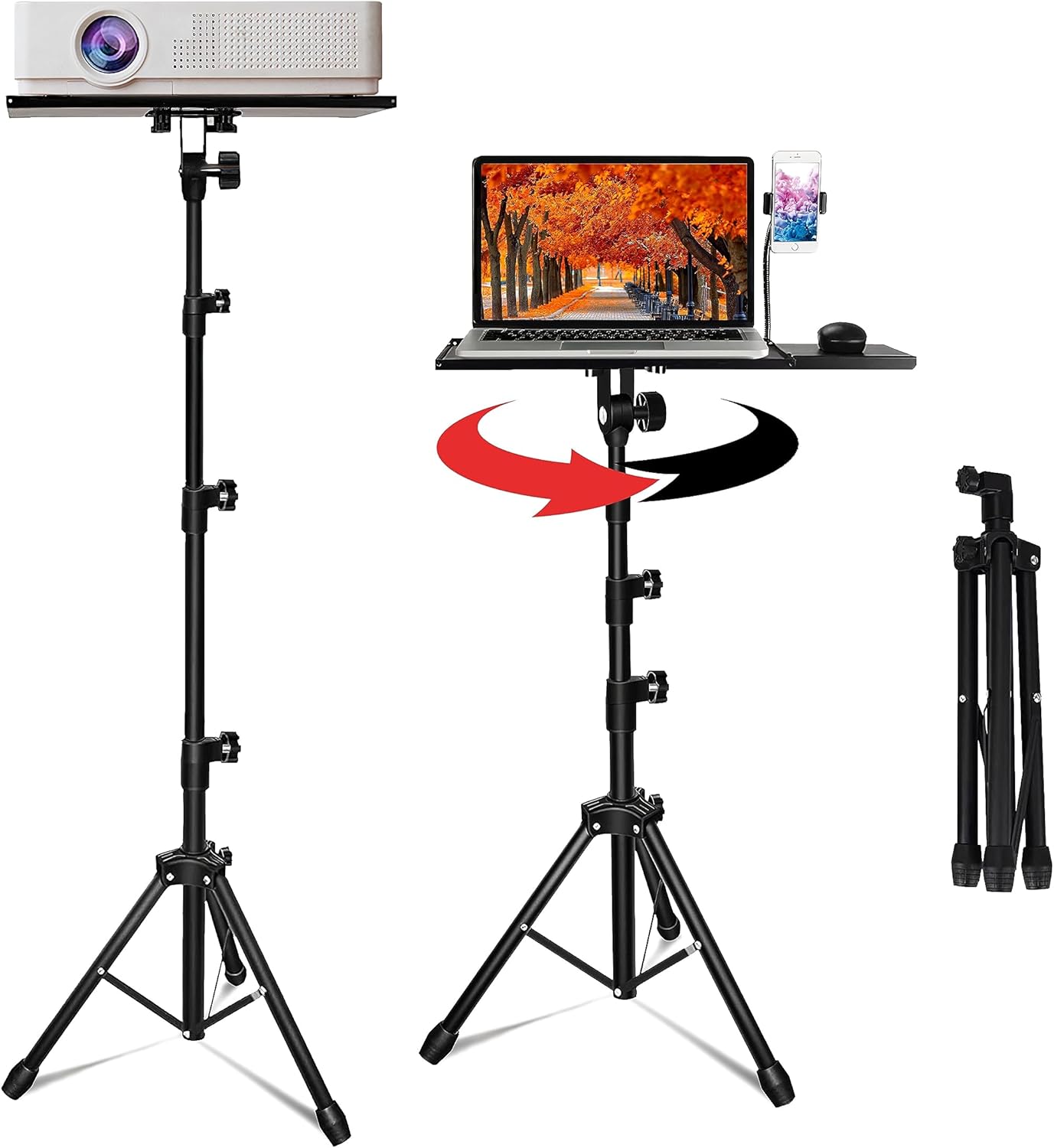 Adjustable Height Laptop & Projector Stand | Portable & Versatile | WILD TIGER COLLECTION
