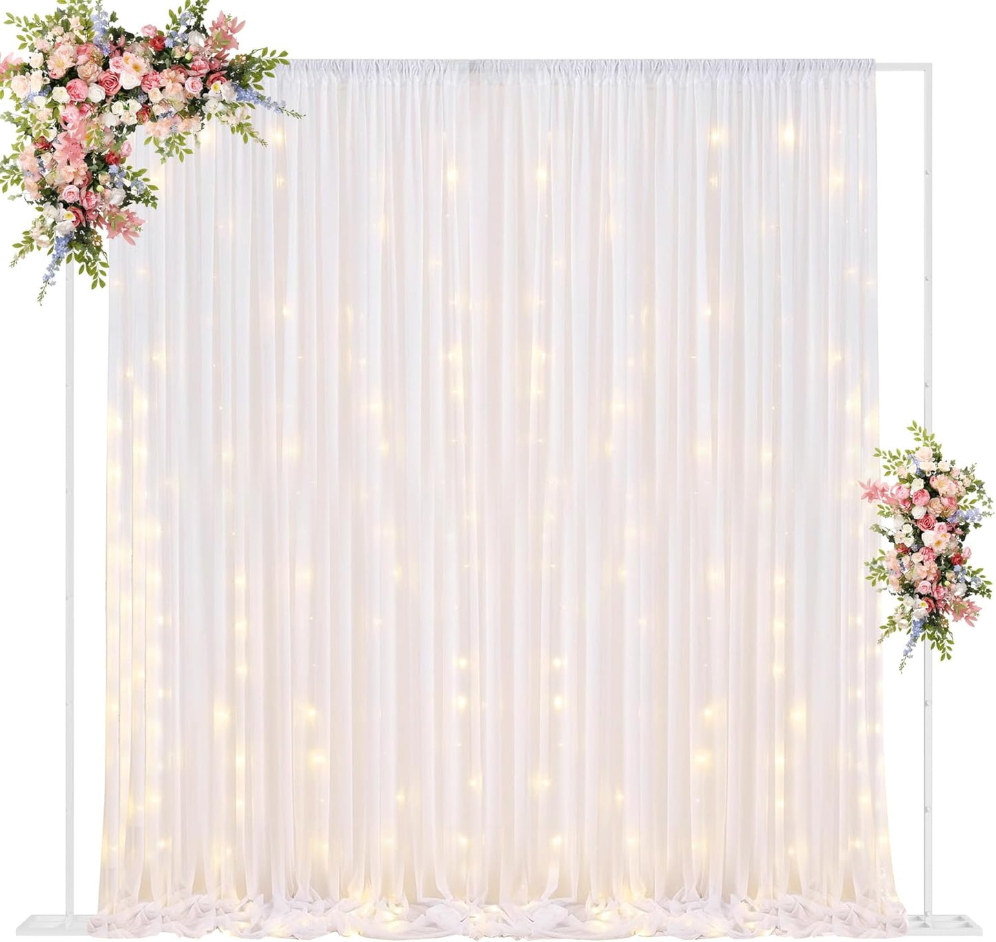 Fomcet 10FT x 10FT Heavy Duty Backdrop Stand for Events