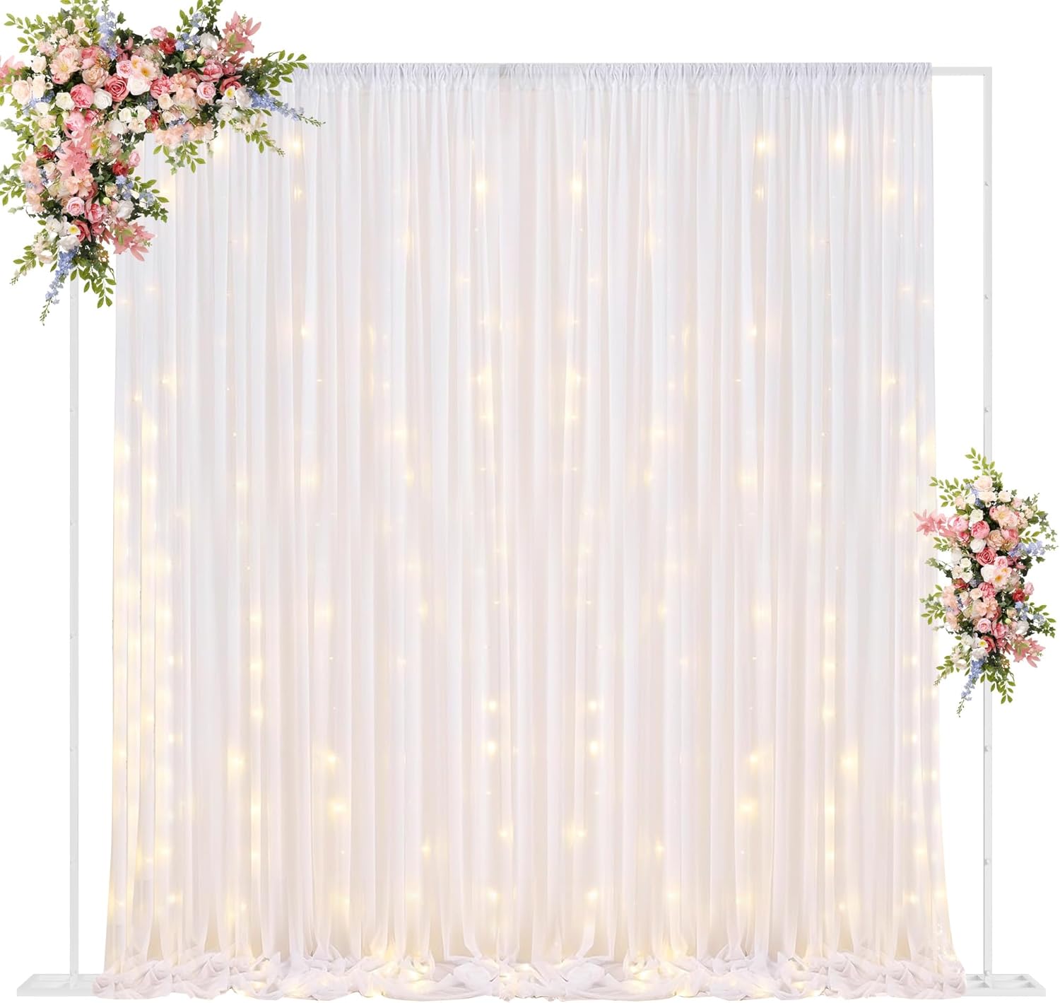 Fomcet 10FT x 10FT Heavy Duty Backdrop Stand for Events