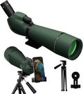 20-60X80 Spotting Scope for Shooting Hunting - High-Power HD Spotter