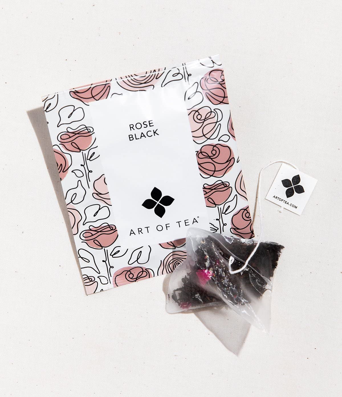 Rose Black Tea Pyramid Sachets for a Delicious Tea Experience