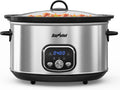 Sunvivi Slow Stew Pot 8.5 QT - Large Electric Multi-Cooker