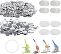 500 Sets 32mm Button Making Supplies Kit - Bulk Badge Parts