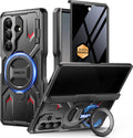 TONGATE 360 Spin Magnetic Stand Case for Z Fold 7 - Tough Protection