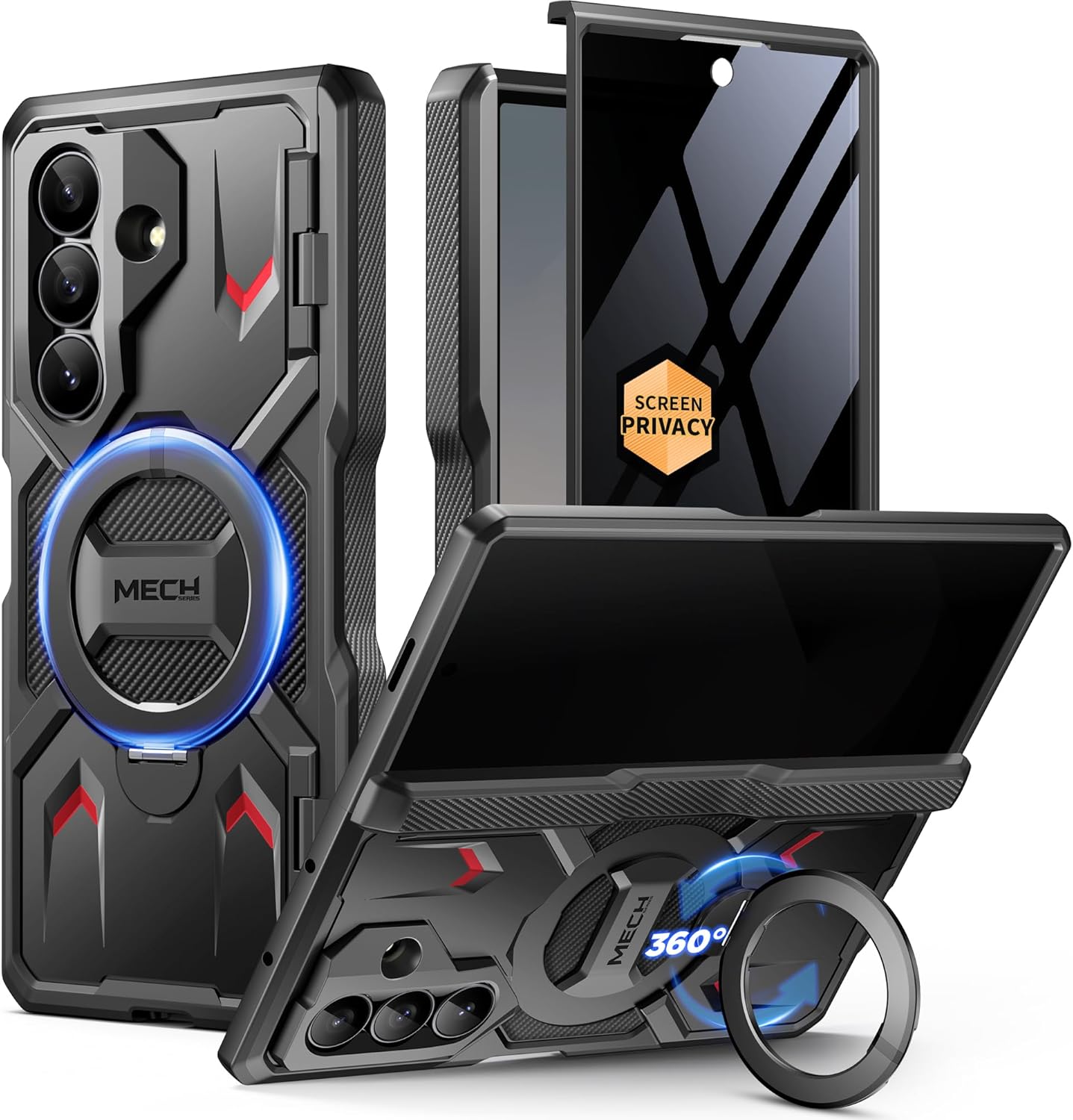 TONGATE 360 Spin Magnetic Stand Case for Samsung Z Fold 7