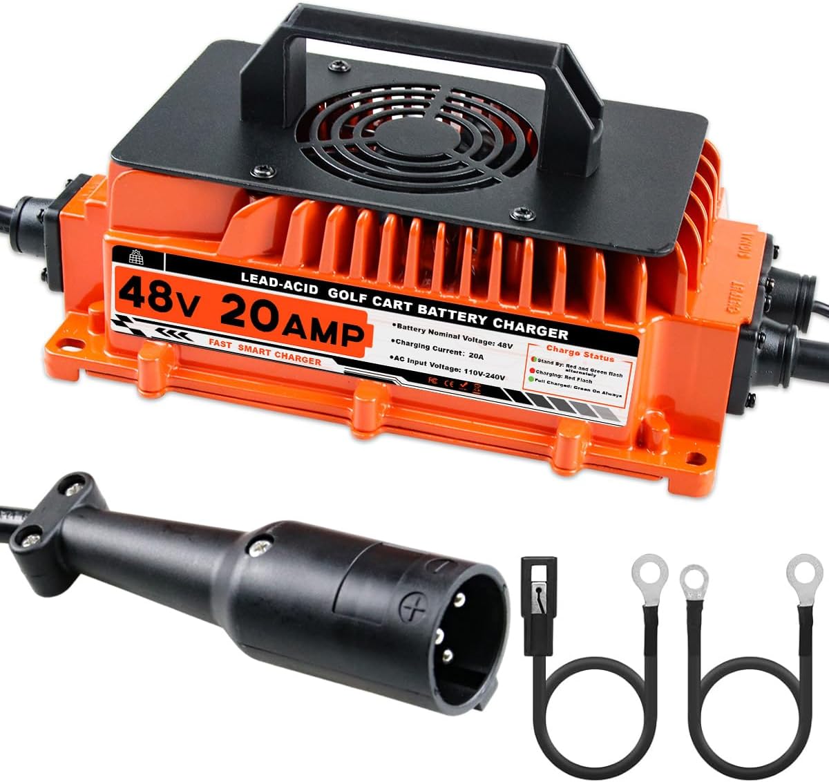 Rapid Charge 48V Golf Cart Charger - ESTSVN