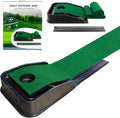 HelaCueil 87'' Golf Putting Mat with Return Track - Perfect Your Putt!