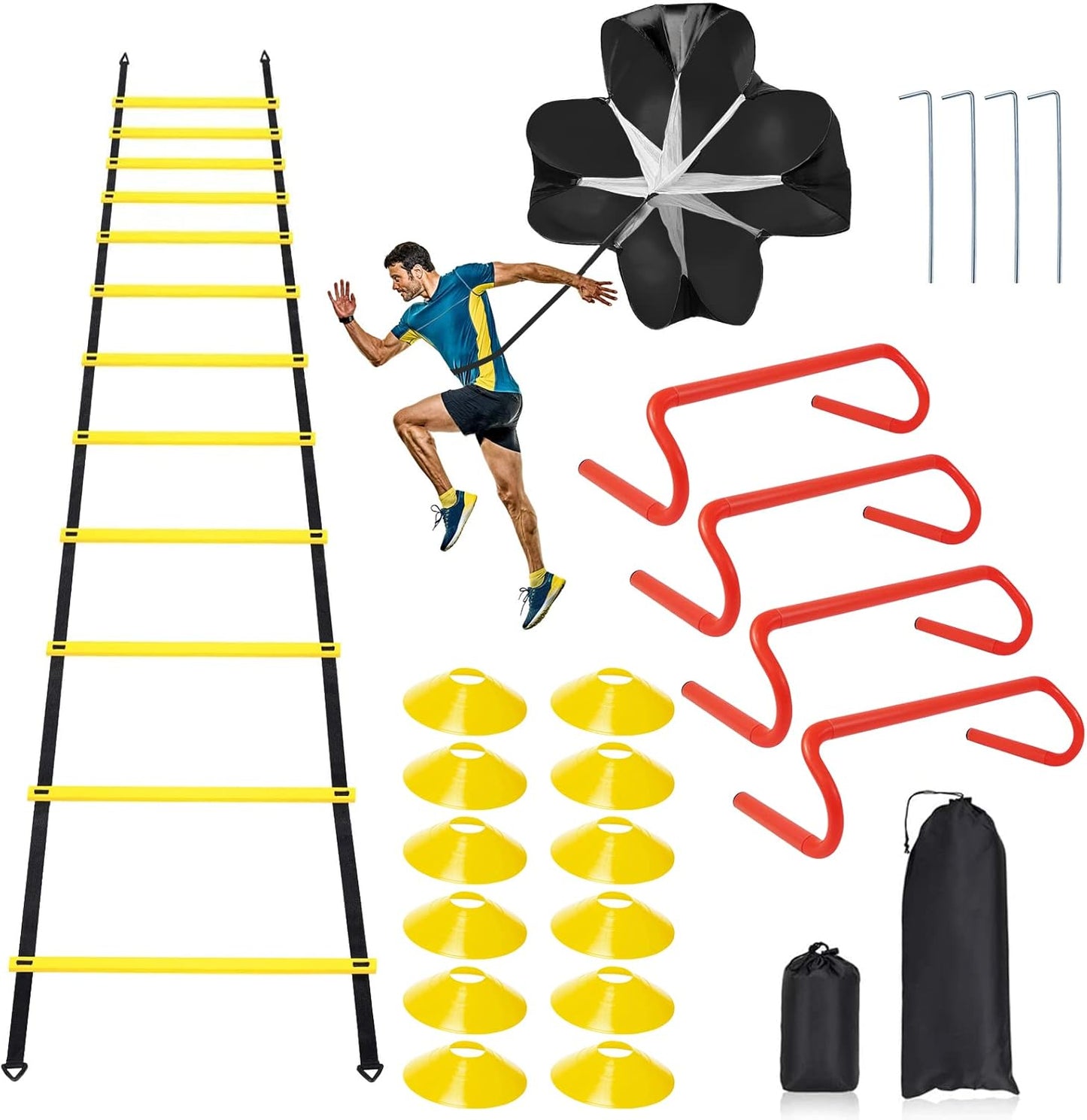 Speed & Agility Ladder Training Equipment Set for Athletes
