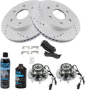 Front Brake Kit with Wheel Bearings for 02-06 Avalanche & Escalade