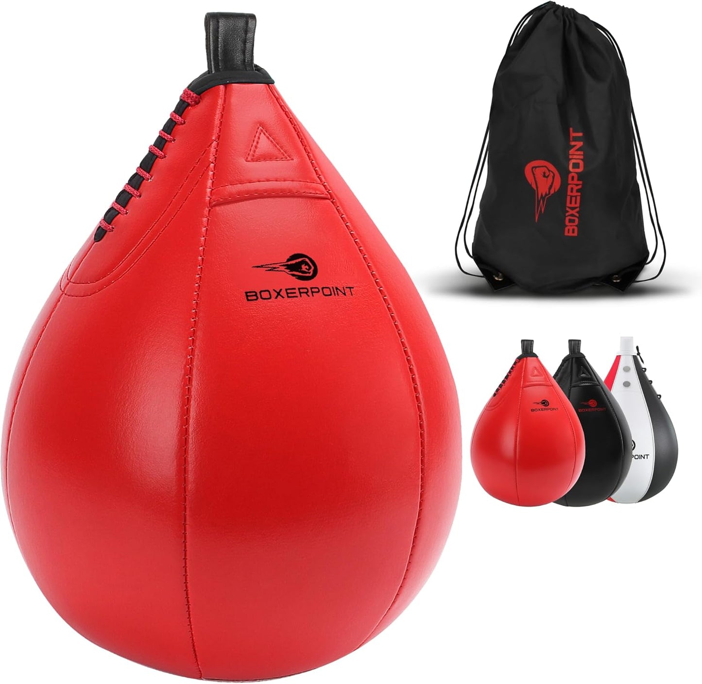 Durable PU Leather Speed Bag for Boxing & MMA by BOXERPOINT