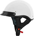 VCAN Cruiser Solid Half Face Motorcycle Helmet for Riders - DOT