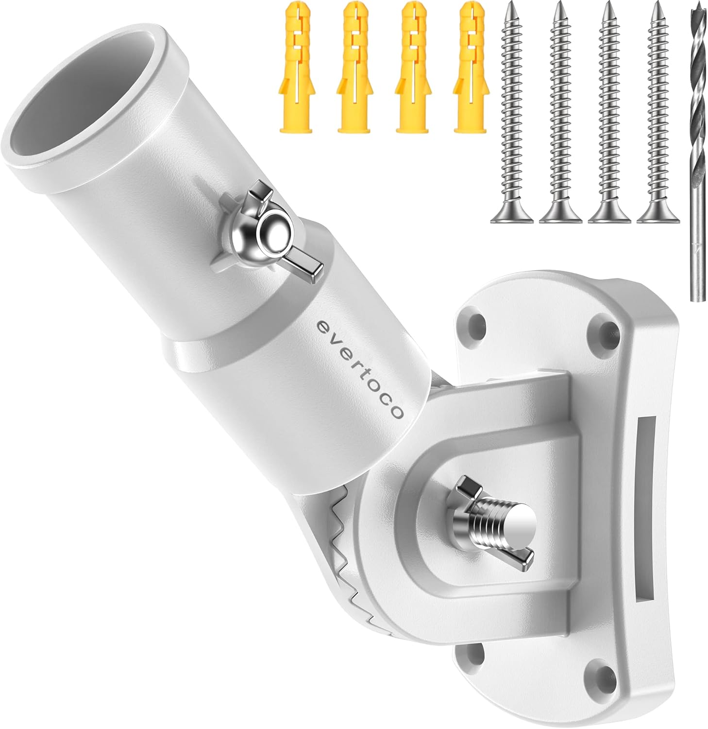 Heavy Duty T304 Stainless Steel Flag Pole Bracket for Home Use