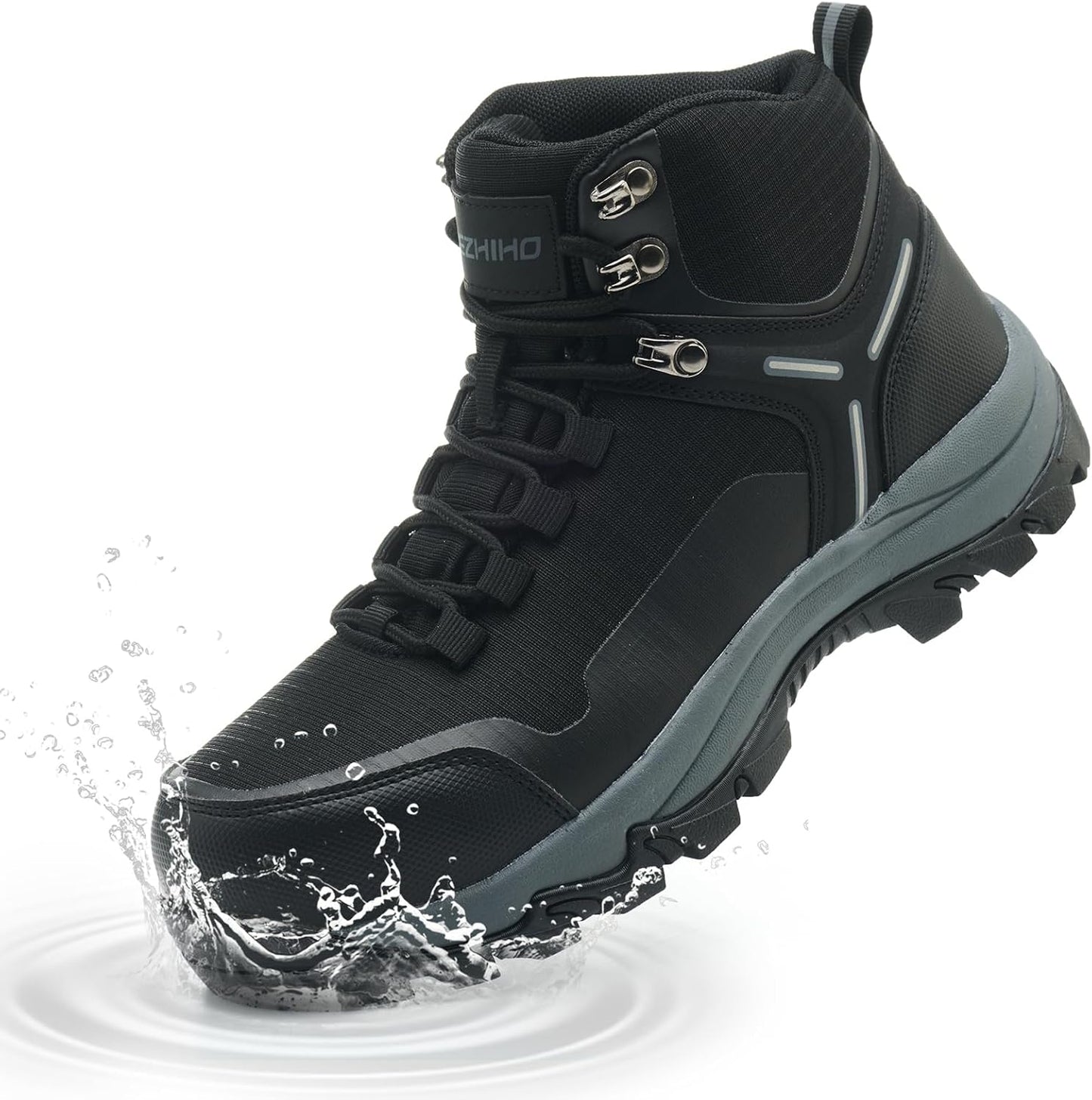 Kezhiho Waterproof Steel Toe Boots for Women - Safety Shoes