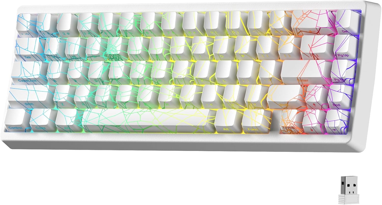 M67 Wireless 60% Percent Keyboard - Tri-Mode Gaming Experience