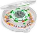 Automatic 28-Day Pill Dispenser with LCD Display - Reliable Medication