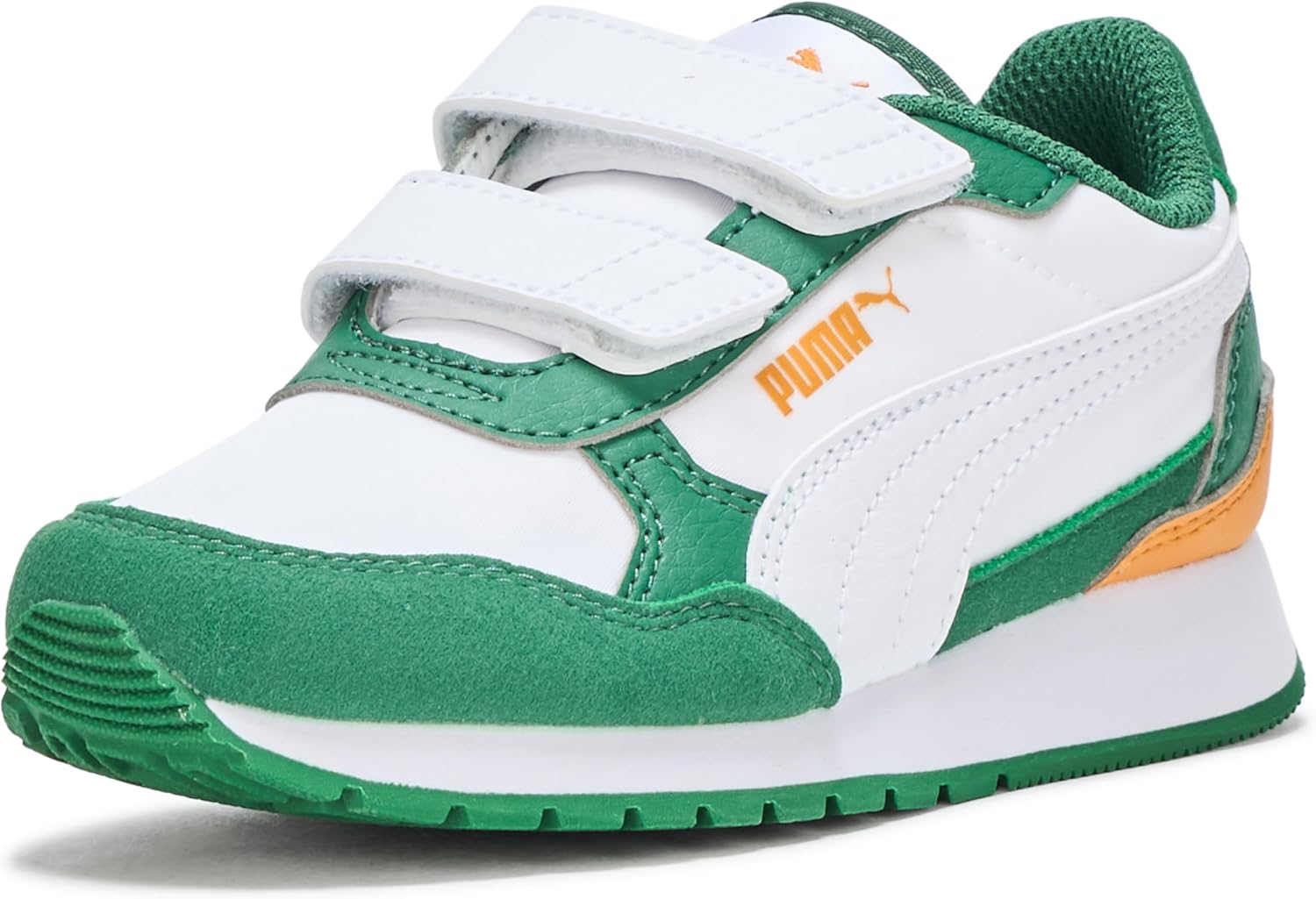 PUMA Kids' St Runner Hook and Loop Sneakers for Active Play