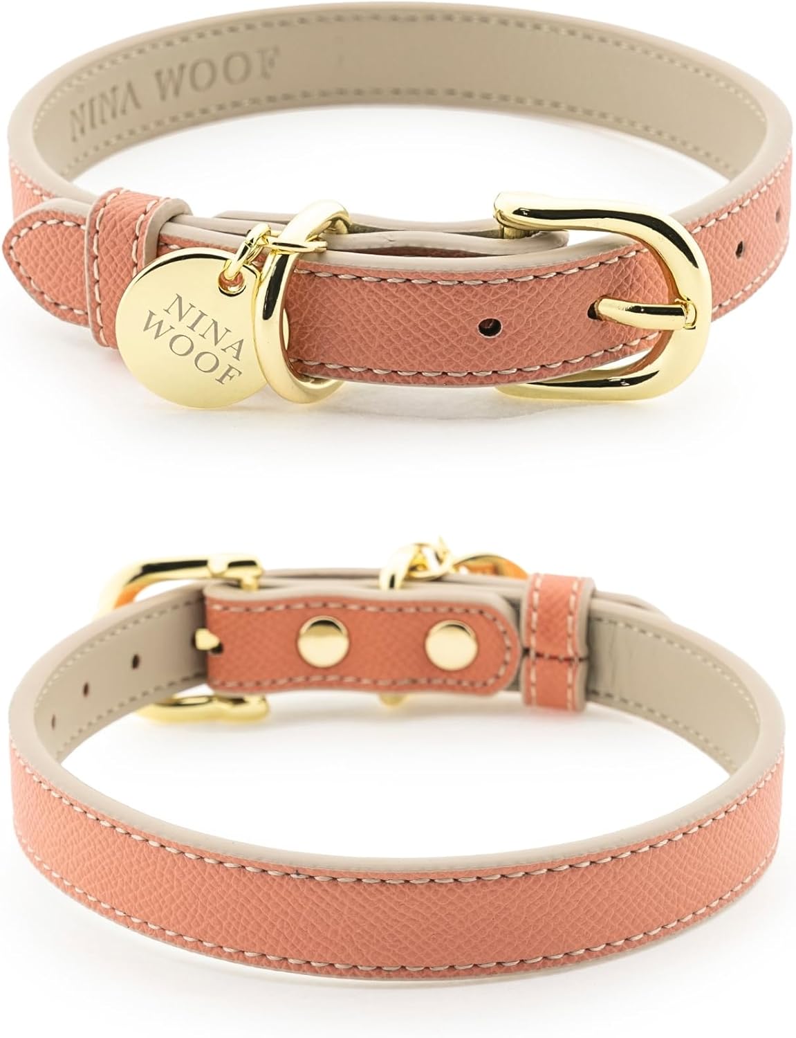 Rio Vegan Leather Dog Collar - Padded Luxury for All Breeds