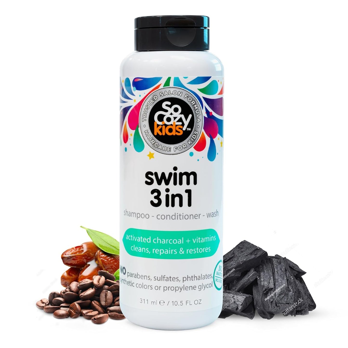 SoCozy Swim 3-in-1: Pool Power Charcoal Cleanse