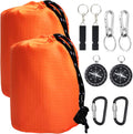 Portable Emergency Sleeping Bag 2-Pack - Lightweight Survival Bivy